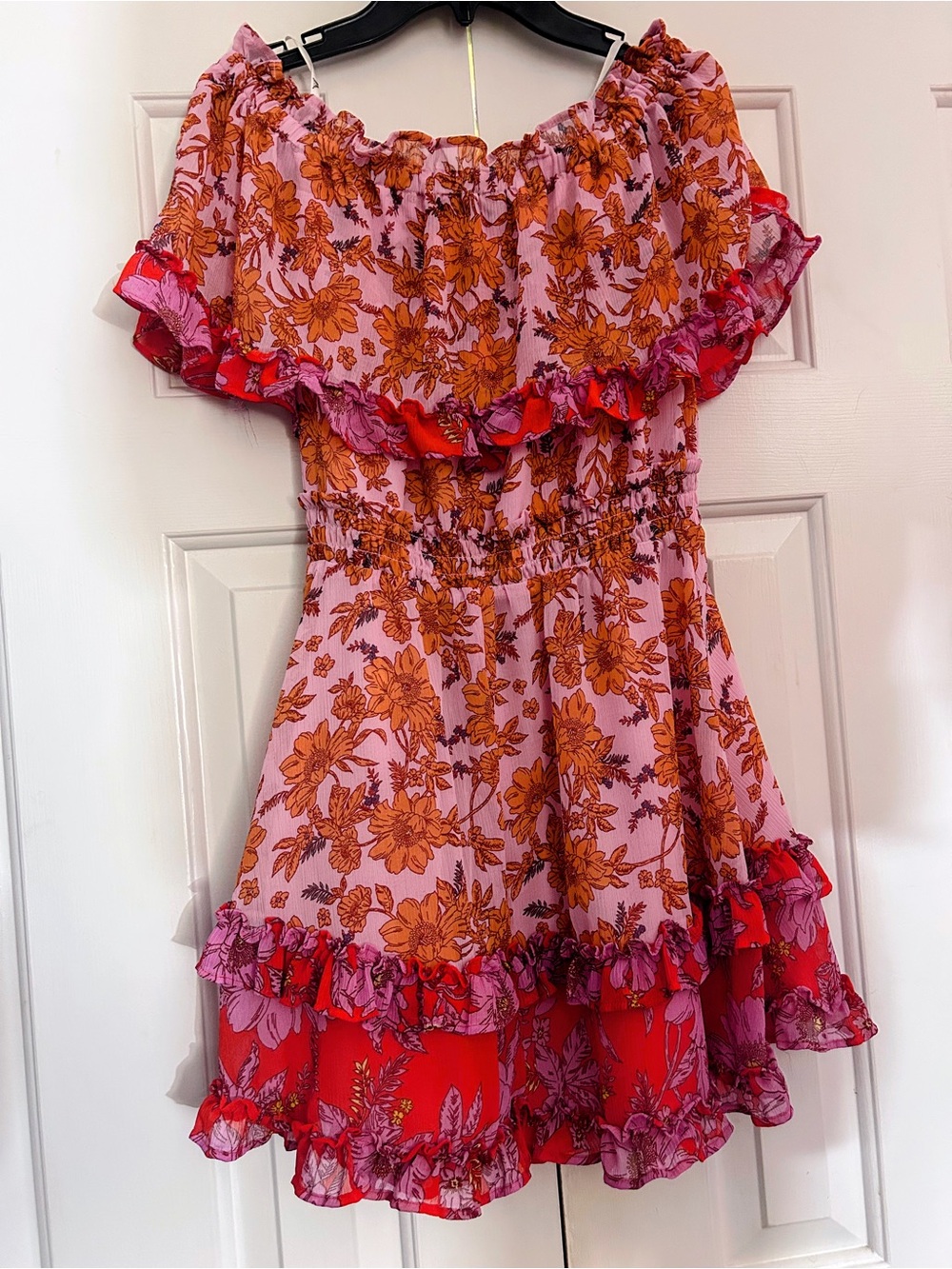 NWOT Boutique Ruffle Dress